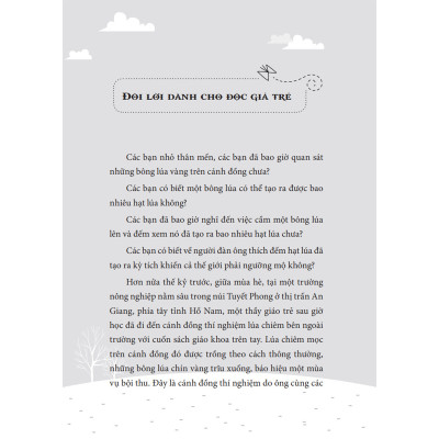 Sách Viên Long Bình - Cha đẻ của lúa lai