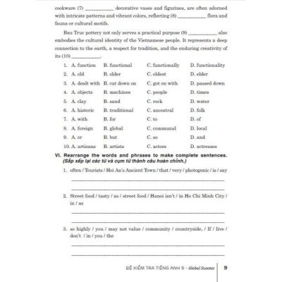 Sách - Đề Kiểm Tra Tiếng Anh Lớp 9 - Dùng Kèm SGK Kết Nối - Hồng Ân