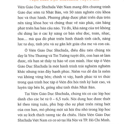 Sách Phát Triển Năng Lực Trí Tuệ Cho Con Theo Phương Pháp Shichida (Dành Cho Trẻ Dưới 7 Tuổi)