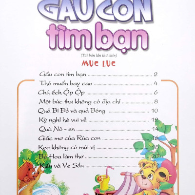 Câu Chuyện Nhỏ Bài Học Lớn - Những Câu Chuyện Vàng - Gấu Con Tìm Bạn