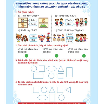 Sách Phiếu bài tập cuối tuần Toán 1 - dùng chung