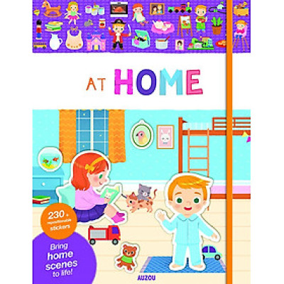 Sách các hoạt động dành cho thiếu nhi tiếng Anh: My First Stickers At Home
