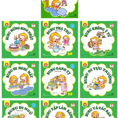 Bộ Sách Bubu - Bé Học Lễ Giáo (Trọn Bộ Tập 1 - 60)