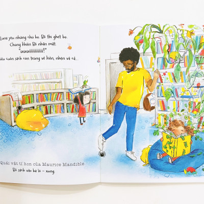 Sách cho bé - Luna Yêu Ngày Tới Thư Viện - Sách tranh - Tác giả Joseph Coelho, Fiona Lumbers