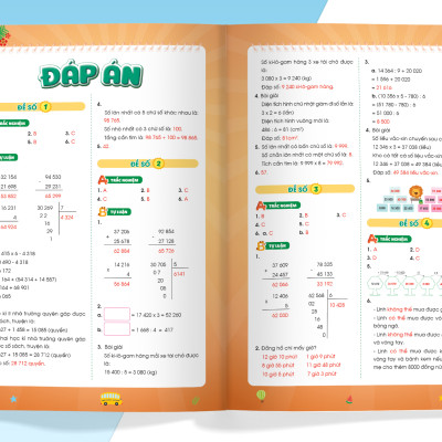 Sách - Phiếu ôn hè Toán lớp 3 (MG)