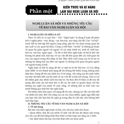 Phát Triển Kĩ Năng Làm Văn Nghị Luận Xã Hội (Dùng cho học sinh THCS & THPT)