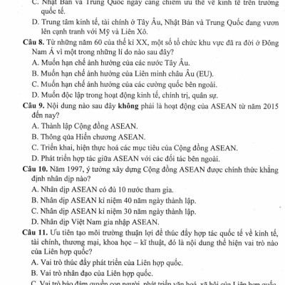 Combo Bộ Đề Trắc Nghiệm Lịch Sử + Địa Lí 12 (Dùng Chung Cho Các Bộ SGK Hiện Hành) - HA