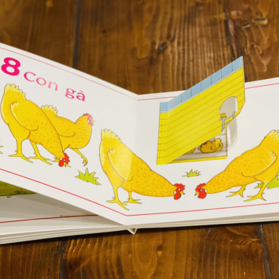 (Sách tương tác, minh họa in màu) TRANG TRẠI 123 - Nhiểu tác giả - TruonPhuongbooks – bìa mềm