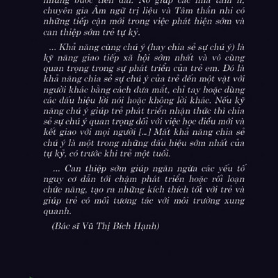 Đối mặt với Tự kỷ - Cùng nhau vượt qua