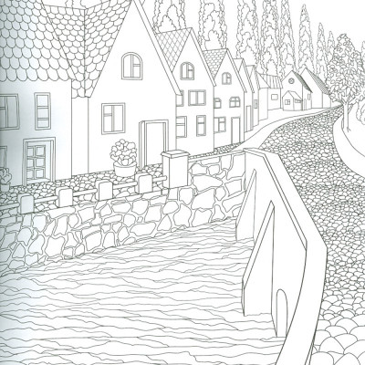 Sách Tô Màu Người Lớn - CUỘC SỐNG NÔNG THÔN: Tô Màu Cho Cuộc Sống Bình Yên Và Thư Giãn (Adult Colouring Book - Countryside: Colouring For Peace And Relaxation)