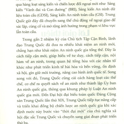  CHIẾN LƯỢC AN NINH ĐỐI NGOẠI MỚI CỦA TRUNG QUỐC: Sự lựa chọn cho vị trí siêu cường – Hoàng Huệ Anh (chủ biên) - Nxb KHXH 