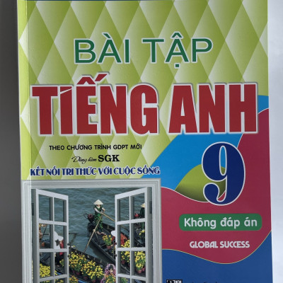 Sách - Bài tập tiếng anh 9 ( Dùng kèm sgk kết Nối Tri thức với cuộc sống) tặng file đáp án