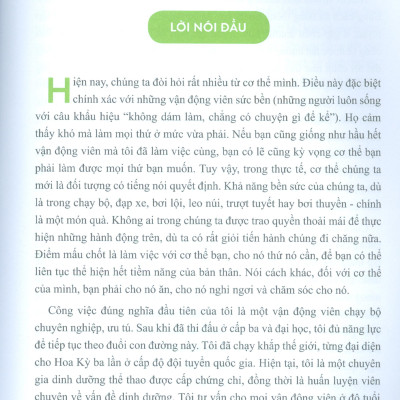Kế Hoạch Dinh Dưỡng Cho Các Cuộc Thi Đấu Và Các Điều Kiện Cụ Thể - Ăn Uống Thông Minh, Tập Luyện Thông Minh, Thi Đấu Thông Minh