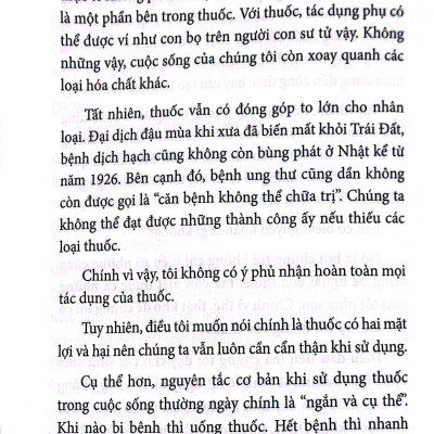 Sống Khoẻ Mạnh Không Phụ Thuộc Vào Thuốc - Lời Khuyên Từ Giáo Sư Ngành Dược