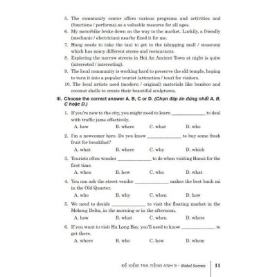 Sách - Đề Kiểm Tra Tiếng Anh Lớp 9 - Dùng Kèm SGK Kết Nối - Hồng Ân