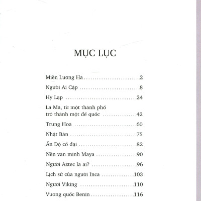 Các Nền Văn Minh Cổ Đại (Tái Bản 2020)