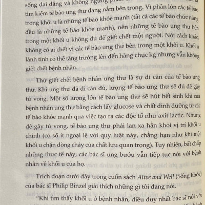 Ung Thư - Sự Thật, Hư Cấu, Gian Lận và Những Phương Pháp Chữa Lành Không Độc Hại 