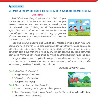 Phiếu Bài Tập Cuối Tuần Tiếng Việt 3