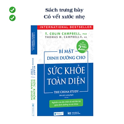 Sách Bí mật dinh dưỡng sho sức khoẻ toàn diện (TB) - Sách trưng bày, có vết xước nhẹ