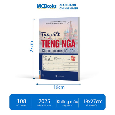 Tập Viết Tiếng Nga Cho Người Mới Bắt Đầu