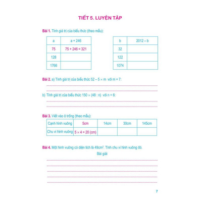 Vở Bài Tập Toán Nâng Cao Lớp 4 Quyển 1 - Bản Quyền