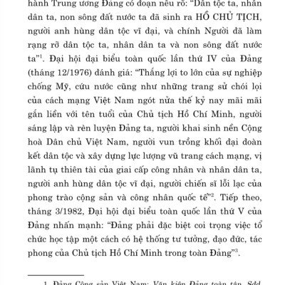 Giáo trình Tư tưởng Hồ Chí Minh (Dành cho bậc đại học hệ không chuyên lý luận chính trị) - bản in 2024