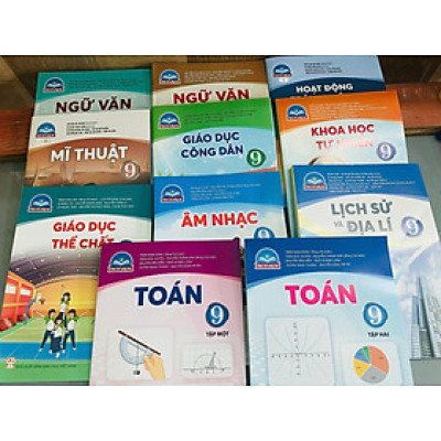 Bộ sách giáo khoa Lớp 9- Chân Trời Sáng Tạo (11 quyển- Kèm bìa nilong bao sách) 