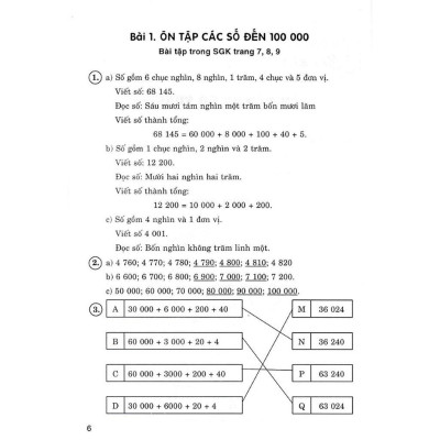 Sách - Hướng Dẫn Giải Bài Tập Toán 4 - Tập 1 - Bám Sát SGK Chân Trời Sáng Tạo - Hồng Ân