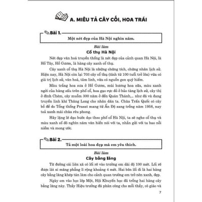 Sách - Những Bài Văn Miêu Tả Lớp 5 - Dùng Chung Các Bộ SGK Hiện Hành - Hồng Ân
