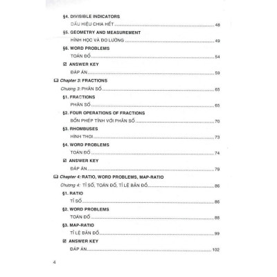 Sách - We Learn Maths In English - Em Học Toán Bằng Tiếng Anh 4 - Dùng Chung Cho Các Bộ SGK Hiện Hành - Hồng Ân