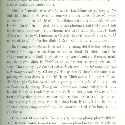 LÝ THUYẾT SỐ SƠ CẤP - Phương Pháp Sơ Cấp Trong Lý Thuyết Số - Ngô Bảo Châu, Đỗ Việt Cường - NXB Đại Học Quốc Gia Hà Nội