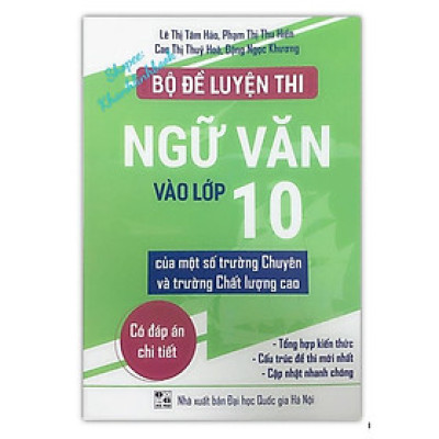 Sách - Bộ đề luyện thi Ngữ Văn vào lớp 10 của một số trường Chuyên và trường Chất lượng cao