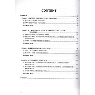 Sách - Toán Đố Lớp 4 - Word Problems Primary Maths 4 - Dùng Chung Cho Các Bộ SGK Hiện Hành - Hồng Ân