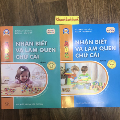 Sách Combo nhận biết và làm quen chữ cái Tập 1 + 2 (dành cho trẻ 5 – 6 tuổi)