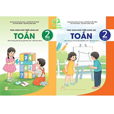 Sách - Combo Thực hành phát triển năng lực toán 2 - tập 1 + 2 ( theo chương trình GDPT 2018 - Hô trợ học buổi 2 )