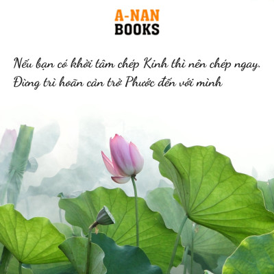 Sách -  Vở chép Kinh Cầu An, sổ chép kinh Cầu An in chữ mờ loại cao cấp dày dặn ( TẶNG KÈM BÚT VIẾT) - Anan Books Biên Soạn