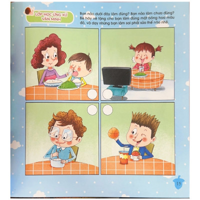 Dạy Con Học Lễ Giáo - Lớp Mầm 2 - Tứ Diệp Thảo - Vanlangbooks