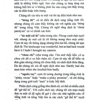 Sổ Tay Dịch Thuật : Từ Và Ngữ Khó Dịch Biết Hỏi Ai ? - Translation Handbook : Expresions You Want Translated But Don