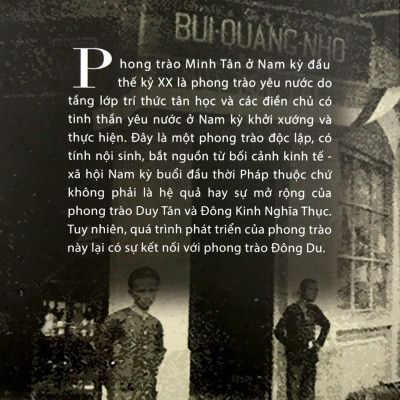 Phong Trào Minh Tân - Ở Nam Kỳ Đầu Thế Kỷ XX