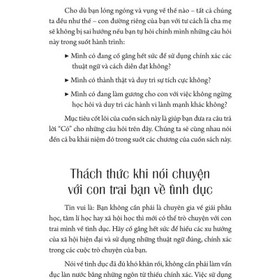 Giáo Dục Giới Tính Cho Con Trai