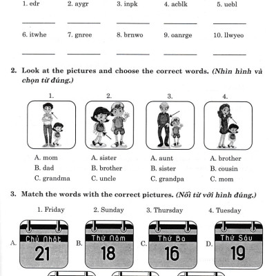 Bài Tập Tiếng Anh 4 (Biên Soạn Theo Bộ Sách Family And Friends 4 National Edition) - HA