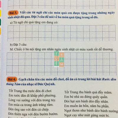 Sách - Vở bài tập nâng cao từ và câu lớp 3 (Cánh diều)