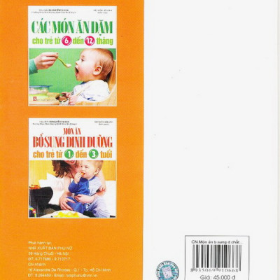Món Ăn Bổ Sung Dinh Dưỡng Cho Trẻ Từ 1 Đến 3 Tuổi