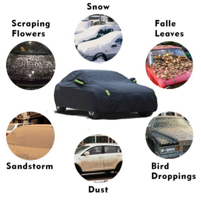 Bạt phủ ô tô Toyota Cross thương hiệu Macsim sử dụng trong nhà và ngoài trời chất liệu Polyester - màu đen