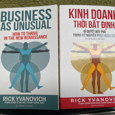 Combo Kinh Doanh Thời Bất Định và Business As Unusual - How To Thrive In The New Renaissance ( 2 cuốn - bản tiếng Việt  + tiếng Anh ) - Phục Hưng Books