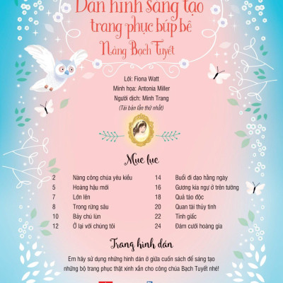 Sticker Dolly Dressing - Dán Hình Sáng Tạo Trang Phục Búp Bê - Nàng Bạch Tuyết