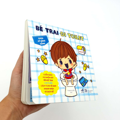 Ehon Kỹ Năng Sống - Bé Trai Đi Toilet (Từ 1 - 5 Tuổi) - Tái Bản