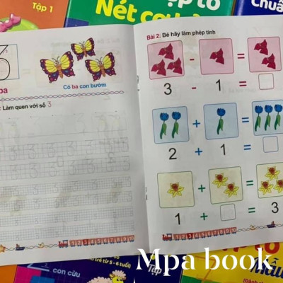 COMBO TÔ CHỮ CHUẨN BỊ CHO BÉ VÀO LỚP 1 (8 cuốn) -NXB Hà Nội