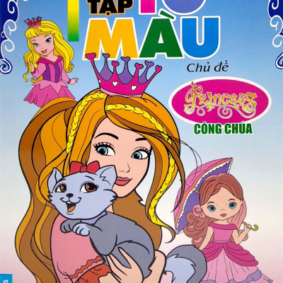 Em Tập Tô Màu - Chủ Đề Công Chúa 4