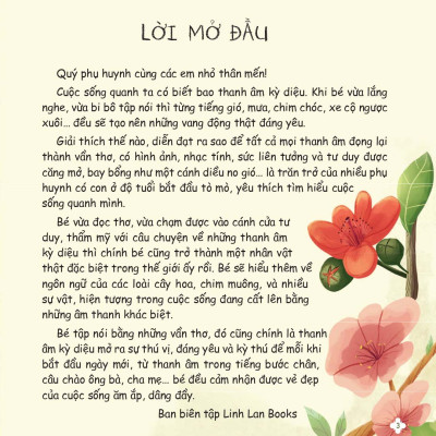Thơ Hay Cho Bé Học Nói - Lời Âm Thanh Kể _LL